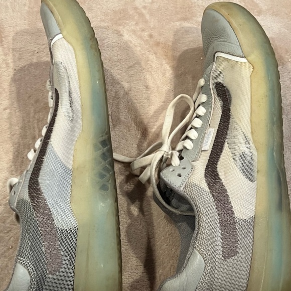 Vans Women’s Gray and White Mesh Lace-Up Sneakers - Picture 4 of 5